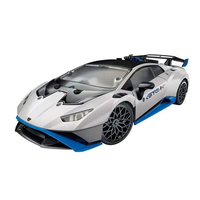 Built Clementoni Lamborghini Huracán STO Mechanics model car with detailed bodywork and functional steering in Ireland