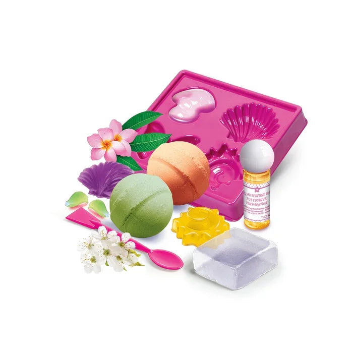 Clementoni Mini Soap & Bath Bomb Maker with bath bombs, soaps and creative tools in Ireland