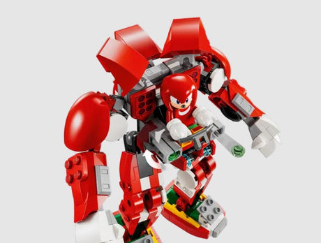 Close-up of Knuckles inside Guardian Mech LEGO set