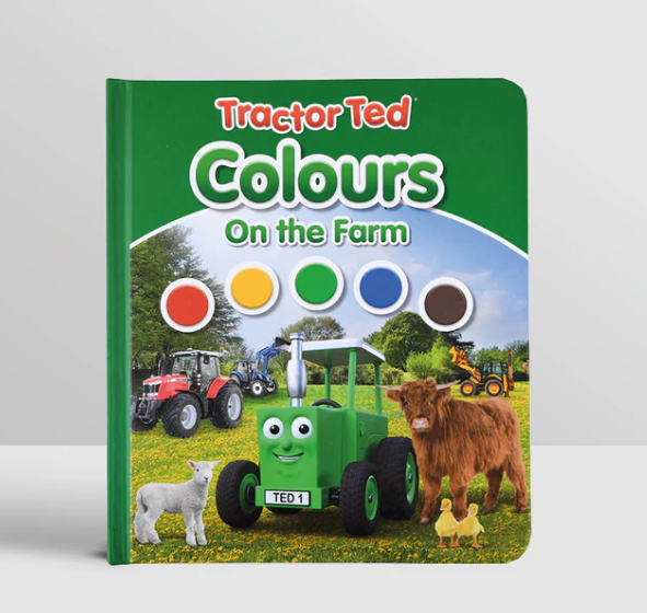 Tractor Ted Colours on the Farm front cover - Ireland