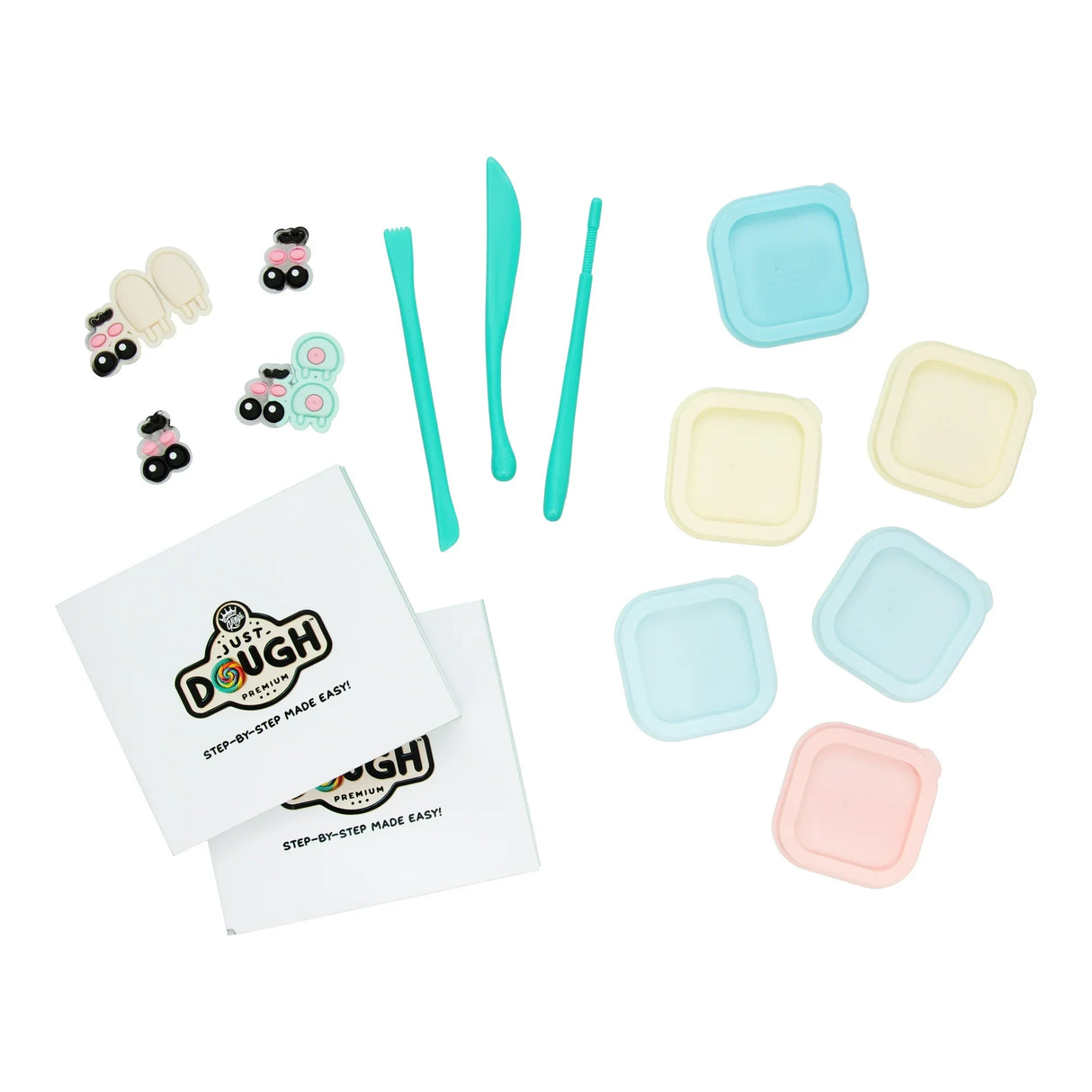 Compound Kings Just Dough Bear Character Pack contents showing dough, tools, and bear parts – Ireland.