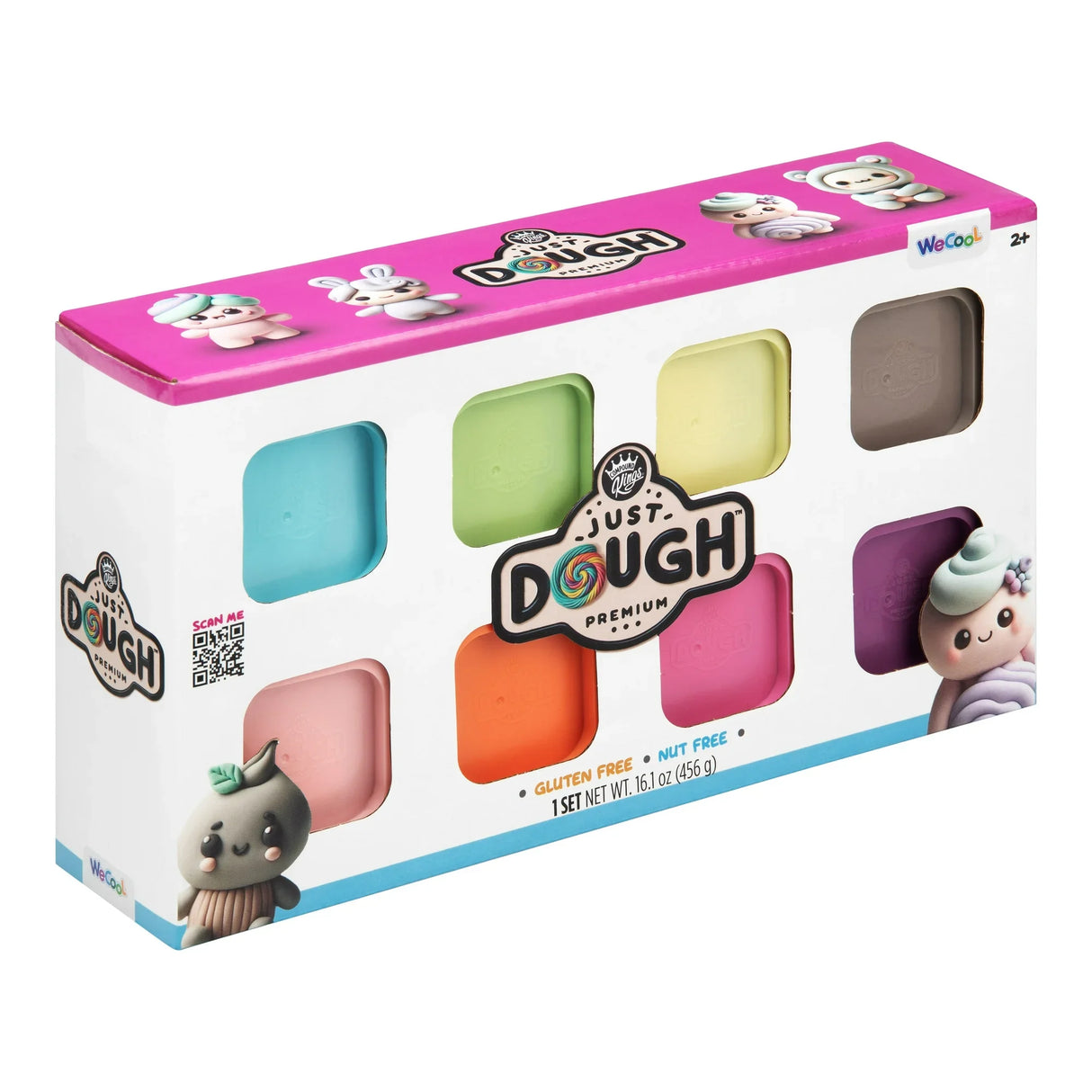 Compound Kings Just Dough Soft Elegance 8 Pack angled box with dough tubs inside – Ireland.