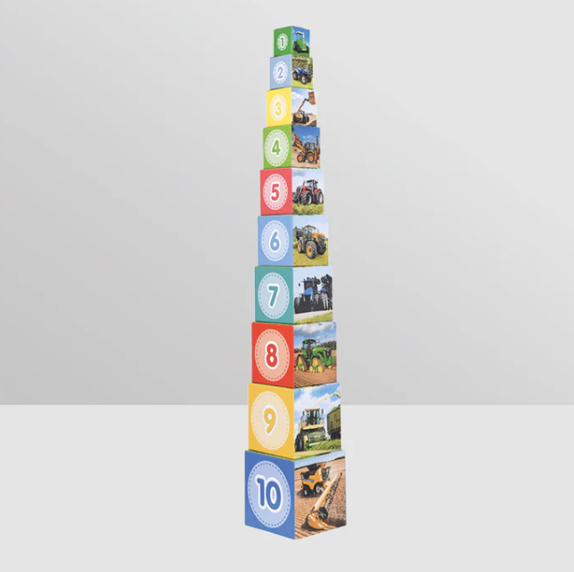 Tractor Ted Stacking Cube