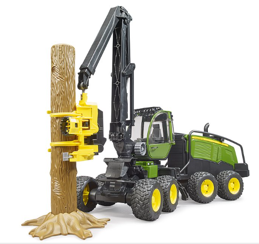 Bruder John Deere 1270G Harvester with 1 Tree Trunk