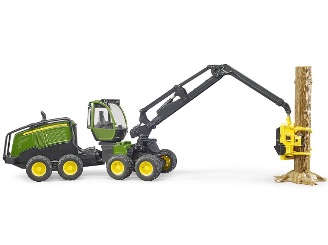 Bruder John Deere 1270G Harvester with 1 Tree Trunk