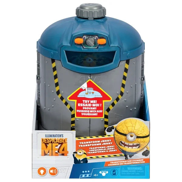 Despicable Me 4 Transformation Chamber playset box with Jerry figure in Ireland
