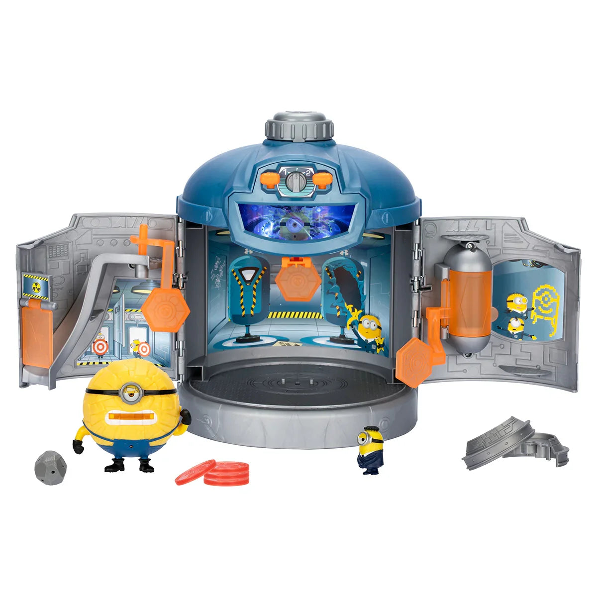 Open Despicable Me 4 Transformation Chamber playset with figures and accessories in Ireland