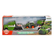 Dickie Toys Fendt Micro Farm Truck boxed set showing green Mack truck tractor and baler