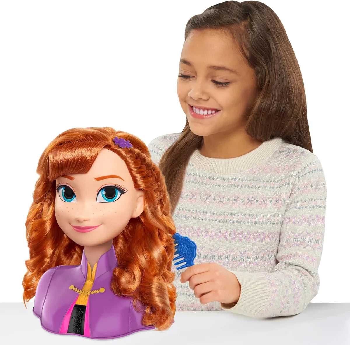 Child styling Disney Frozen 2 Anna Styling Head 17 piece set in Ireland