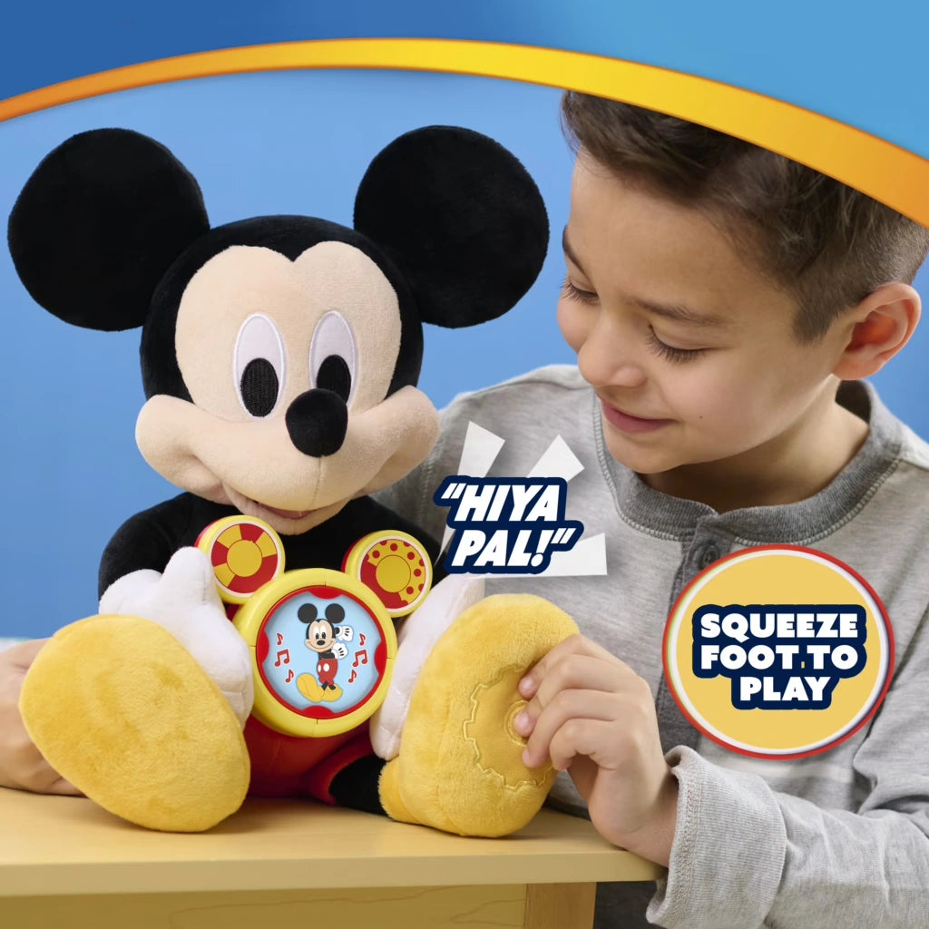 Disney Mickey Mouse Oh Toodles with child pressing foot button