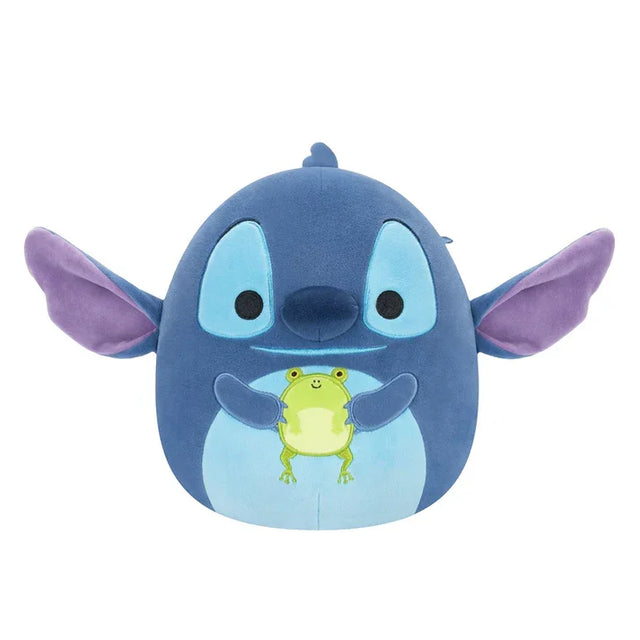 Disney Stitch Squishmallows 8-Inch Plush Holding Frog Front View Ireland