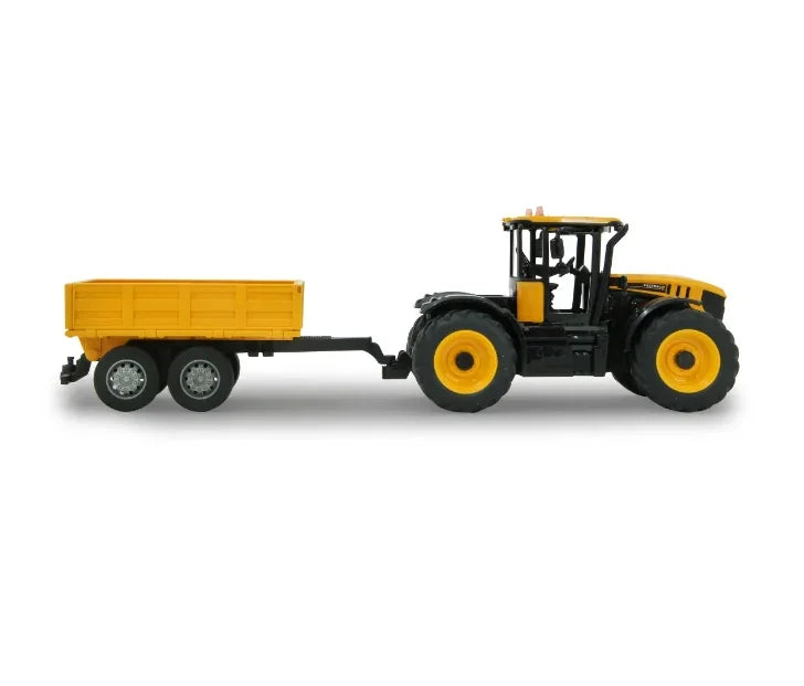 DE JCB RC Farm Tractor with Tipping Trailer 1:24
