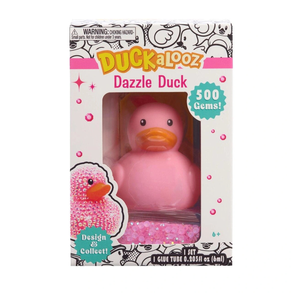 Duckalooz Dazzle Duck pink kit with duck and pink gems