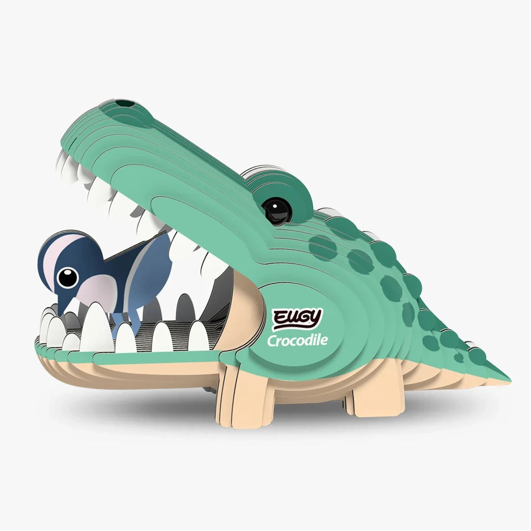 EUGY Crocodile right side view showing teeth and plover detail