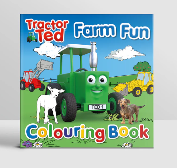 Tractor Ted Fun Farm Colouring Book front cover - Ireland