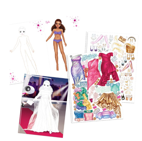 TOPModel Glamour Special Colouring Book