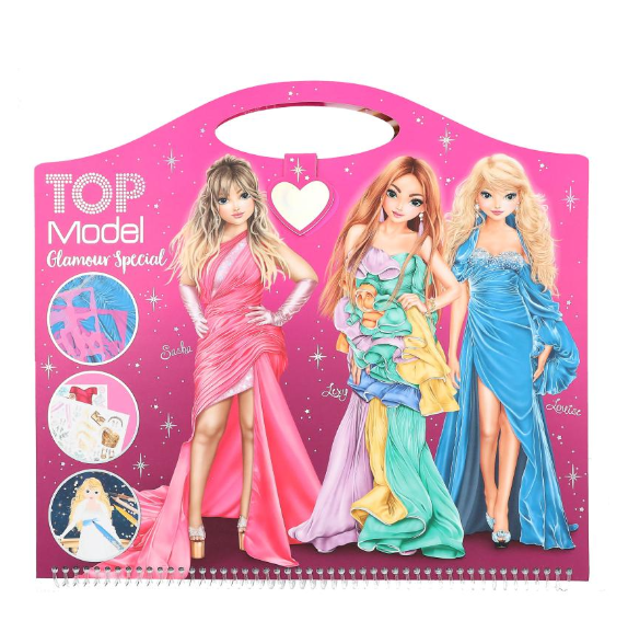 TOPModel Glamour Special Colouring Book