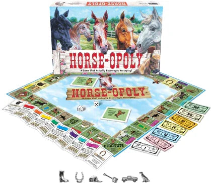Complete Horse Opoly board game set with box, board, money, and tokens in Ireland