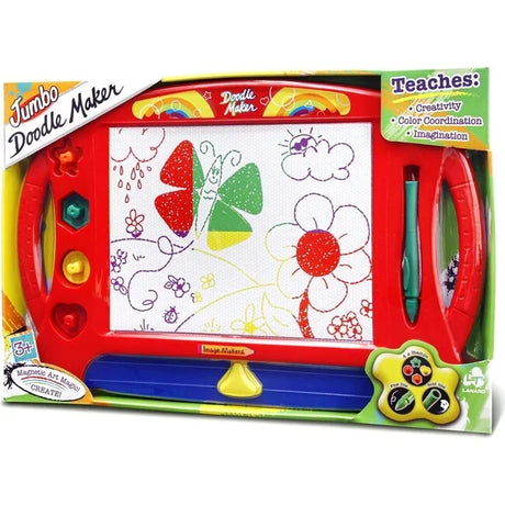 Alternate box version of Jumbo Doodle Maker showing stamp shapes and pen – Ireland