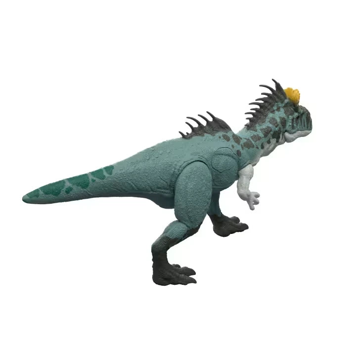 Jurassic World Wild Roar Cryolophosaurus rear three quarter view