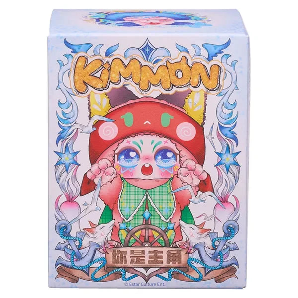 Kimmon You’re the Protagonist blind box front with colorful illustrated main character and decorative fantasy design