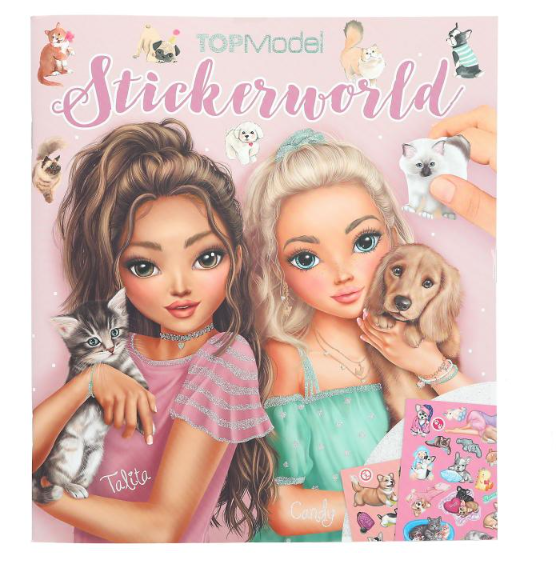 TOPModel Stickerworld Kitty and Doggy