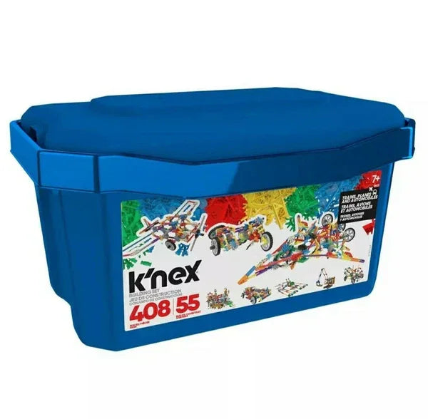 K'NEX Planes, Trains and Automobiles 408 piece storage tub box in Ireland