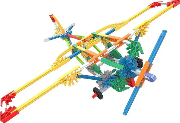 K'NEX Planes, Trains and Automobiles plane model build with rods and connectors in Ireland