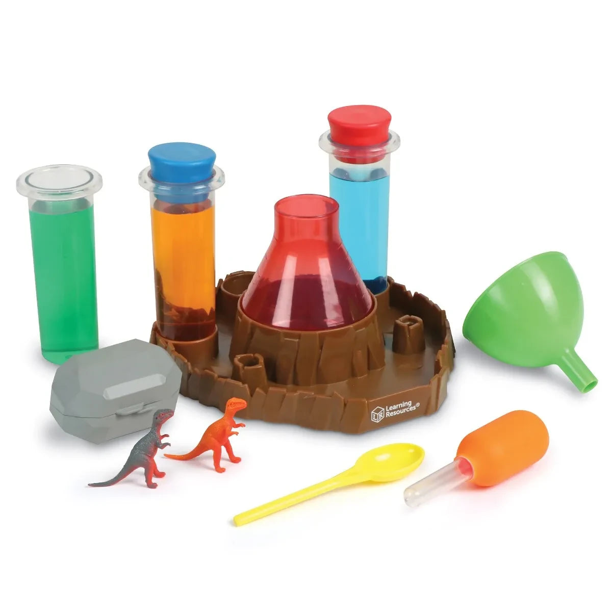 Learning Resources Fizzy Volcano Preschool Science Lab tools and volcano tray