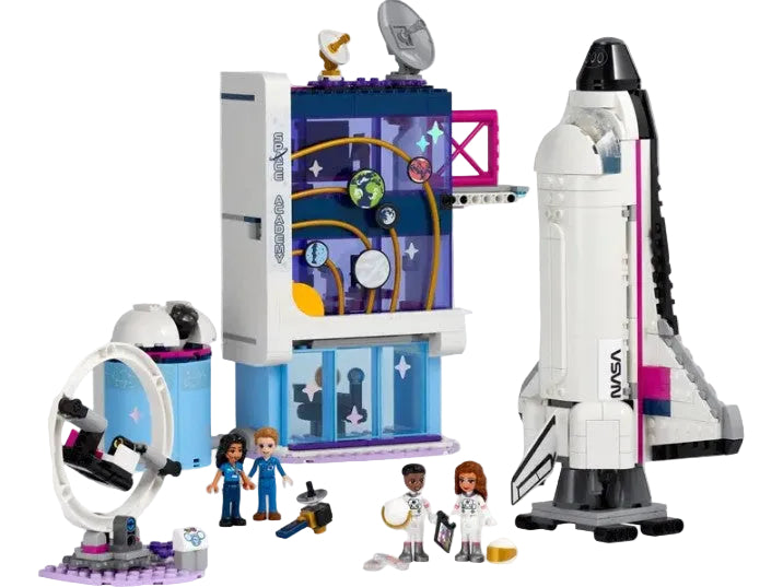 LEGO Olivia’s Space Academy 41713 set front view with space shuttle, telescope and space lab in Ireland