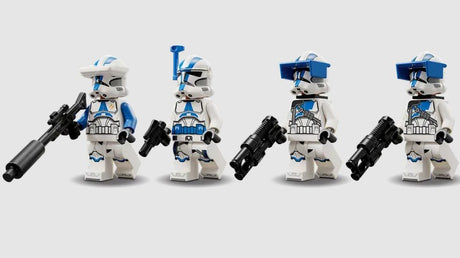 Close-up of 501st Clone Trooper minifigures from LEGO set 75345 in Ireland