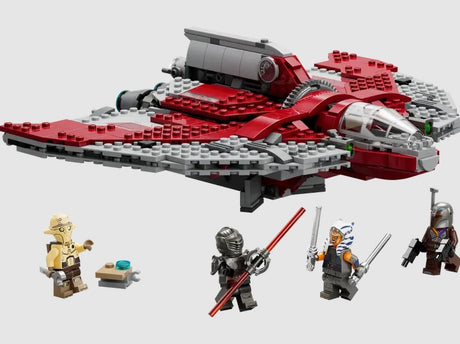 LEGO Ahsoka Tano's T-6 Jedi Shuttle 75362 with minifigures and accessories in Ireland