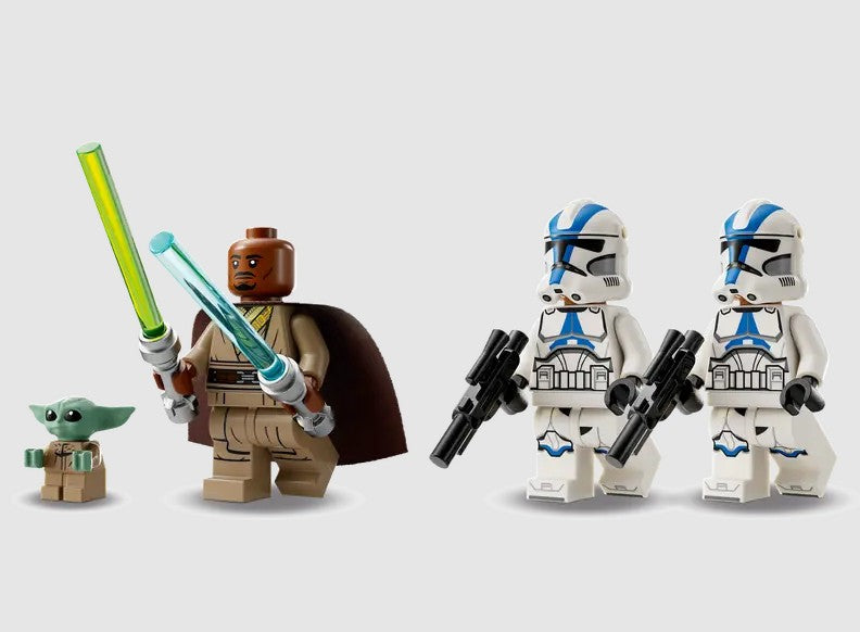 LEGO Star Wars 75378 minifigures: Kelleran Beq, Grogu, and Clone Troopers – Ireland