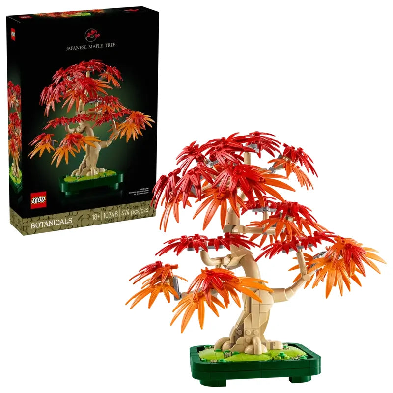 LEGO Botanicals Japanese Red Maple Bonsai Tree 10348 box and complete model Ireland
