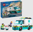 LEGO City Emergency Ambulance 60451 box and assembled set – Ireland