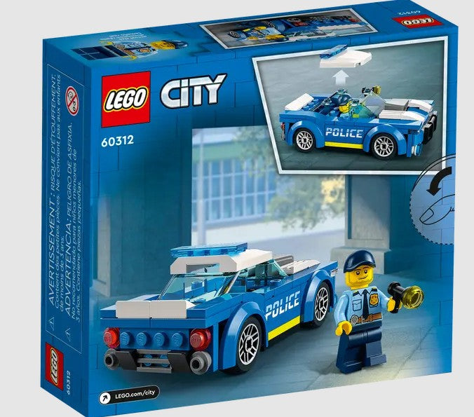 LEGO City Police Car 60312 box back with play features – Ireland