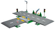 LEGO City Road Plates 60304 road layout with signs and lights in Ireland