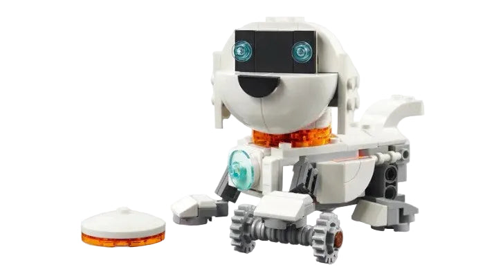 LEGO Creator 31164 space dog build with rover wheels