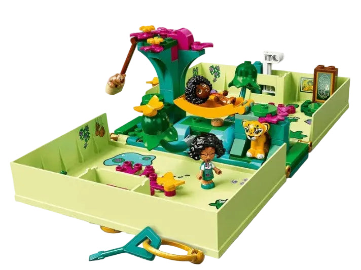 LEGO Disney Antonio’s Magical Door set 43200 with jungle scene and characters