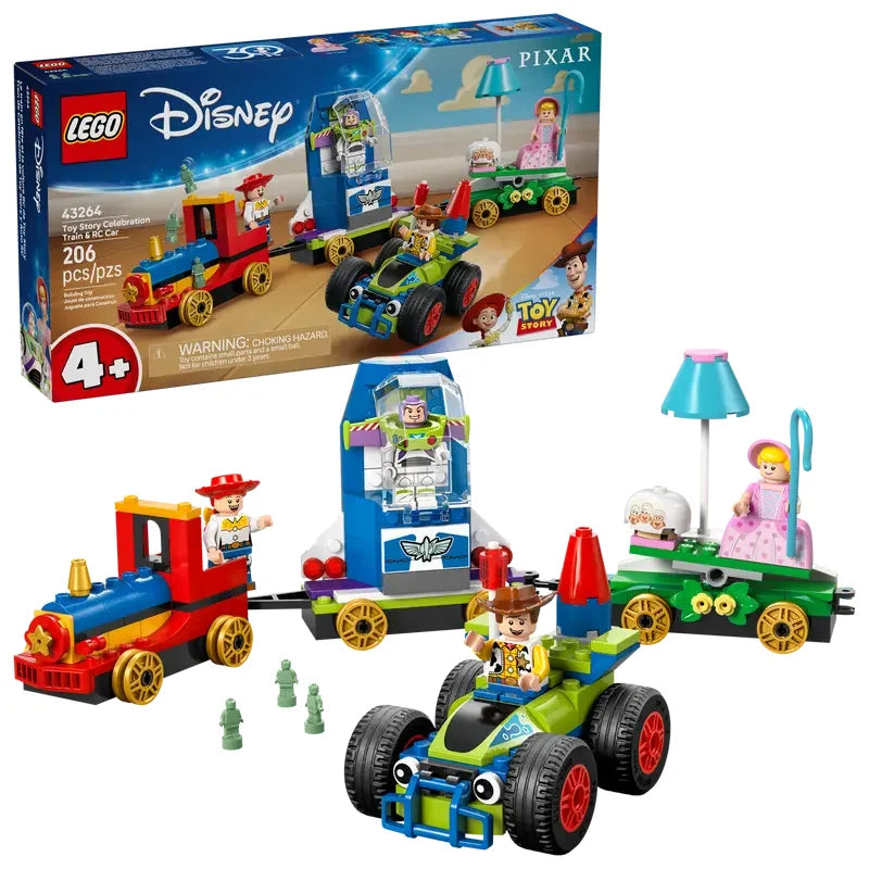 LEGO Disney Toy Story Celebration Train RC Car 43264 box art Ireland