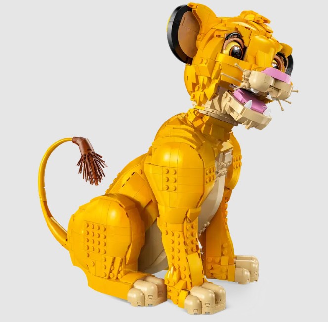 LEGO Disney Young Simba 43247 alternate side seated pose Ireland