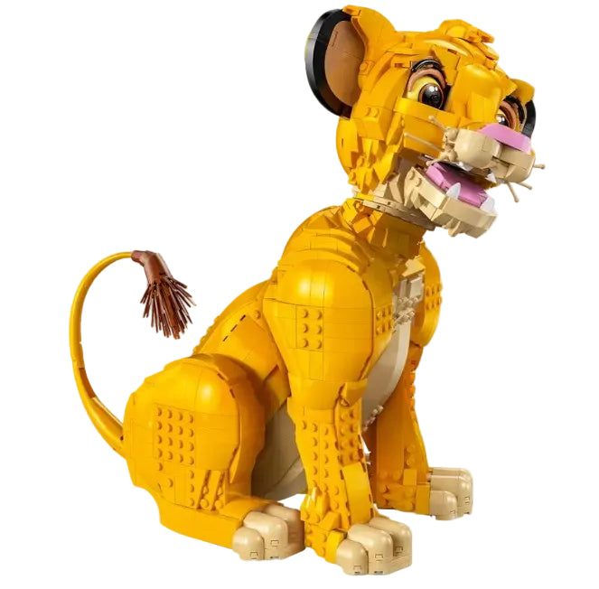 LEGO Disney Young Simba 43247 alternate side seated pose in Ireland