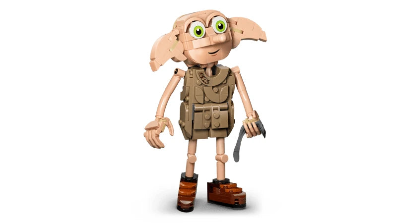 LEGO Dobby figure standing with large ears and printed torso detail