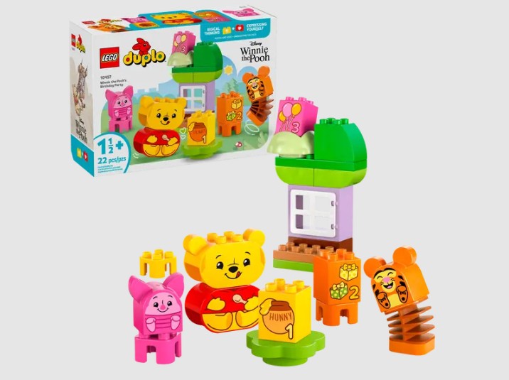LEGO DUPLO 10457 Winnie the Pooh Birthday Party box front – ToyTown.ie