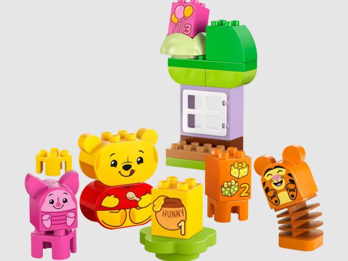 LEGO DUPLO 10457 Winnie the Pooh Birthday Party set with Pooh, Piglet and Tigger – ToyTown.ie
