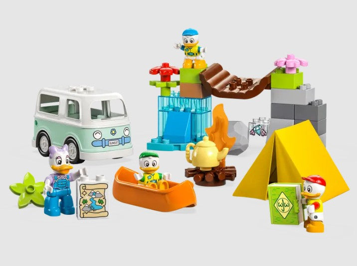 LEGO DUPLO 10997 Camping Adventure full set with Daisy Duck and nephews
