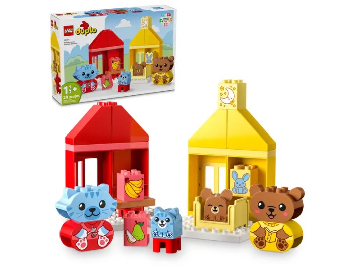 LEGO DUPLO 10414 Daily Routines full set with box and play setup