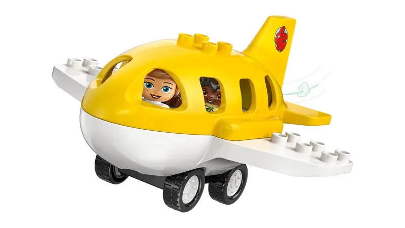 LEGO Duplo First Time at the Airport 10443 yellow airplane with pilot and child Ireland