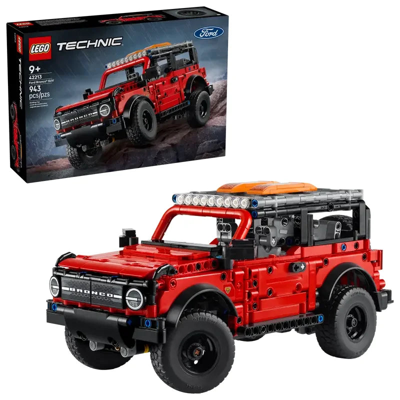 LEGO Technic Ford Bronco SUV 42213 box and set artwork – Ireland