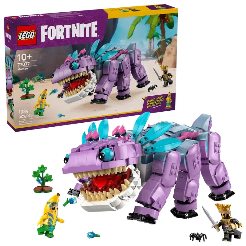 LEGO Fortnite Klombo 77077 box and complete set with Klomberries Ireland
